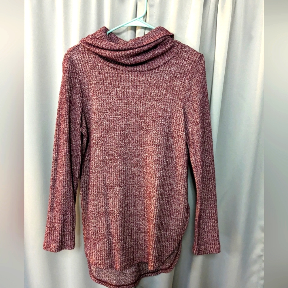 St John's Bay Hi-Low Turtleneck Sweater